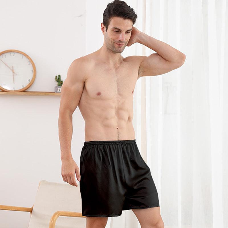 22 Momme Silk Boxers Underwear For Men 100% Pure Silk Short Pants Silk –  avasilk
