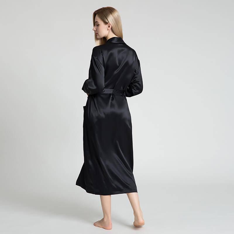 22 Momme Classic Full Length Silk Robe